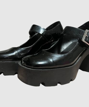 CHUNKY PLATFORM HEELS BLACK - SM REBOOTED