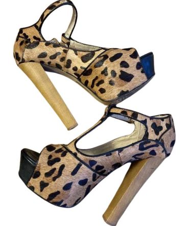 LEOPARD PLATFORM HEELS - SM REBOOTED
