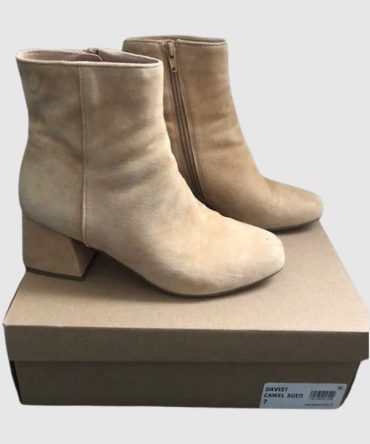 DAVIST CAMEL SUEDE BOOTIE - SM REBOOTED