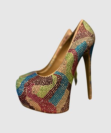 Dyvinal Rhinestone Multicolored Pumps - SM REBOOTED
