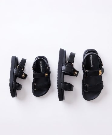 KIDS' AND TODDLERS' MONA BLACK SANDAL BUNDLE