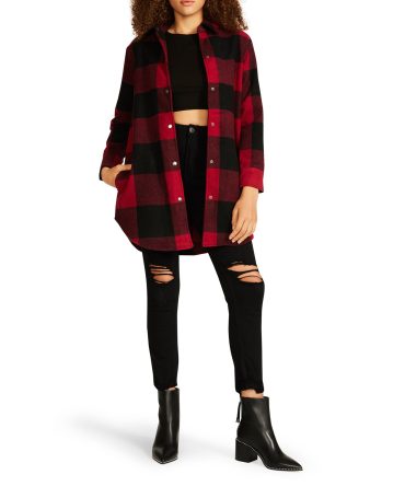 ELDRIDGE PLAID COAT RED - SM REBOOTED