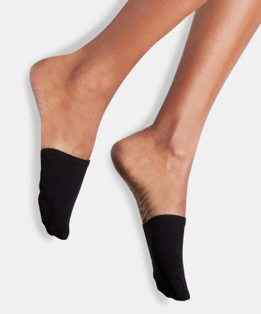 CAP TOE SOCKS BLACK/TAN
