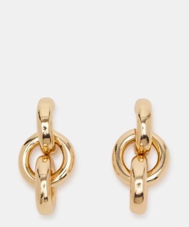 LOCK DROP EARRINGS GOLD