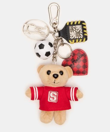 GOAL BAG CHARM RED MULTI
