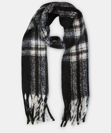 CLASSIC PLAID SCARF BLACK