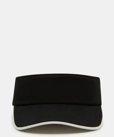 EMBROIDERED VISOR BLACK