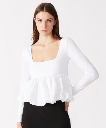 AVIELLE TOP WHITE