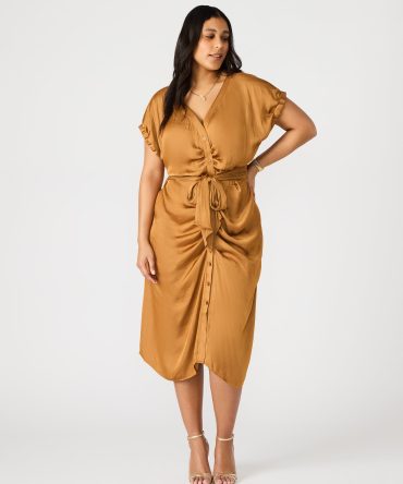 BRUNO DRESS CARAMEL