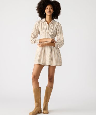 ARIA DRESS TAUPE