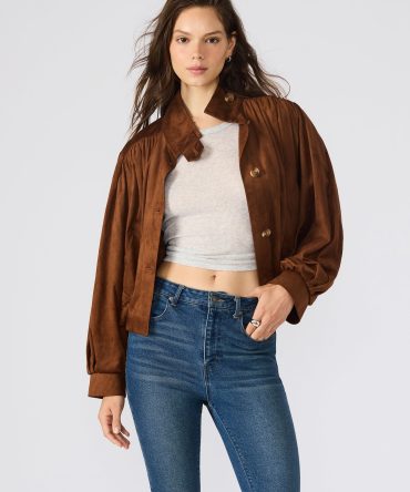 DIERDRA JACKET CHICORY COFFEE