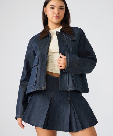 JUSTINA BARN JACKET DEEP INDIGO