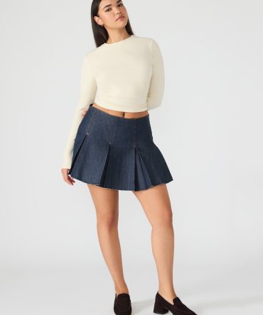 JOAN SKIRT DEEP INDIGO