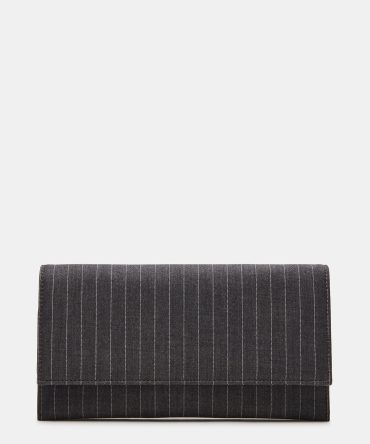 JULIANA BAG GRAY PINSTRIPE