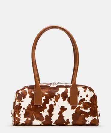 ANISE BAG BROWN COW PRINT