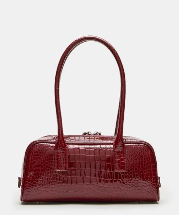 ANISE BAG RED CROCODILE