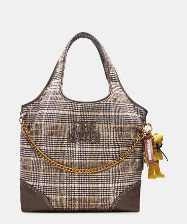 GRUNGY BAG PLAID BROWN MULTI