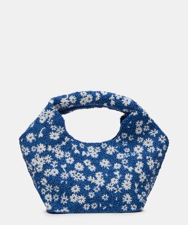 KINSLEY BEADED BAG BLUE MULTI