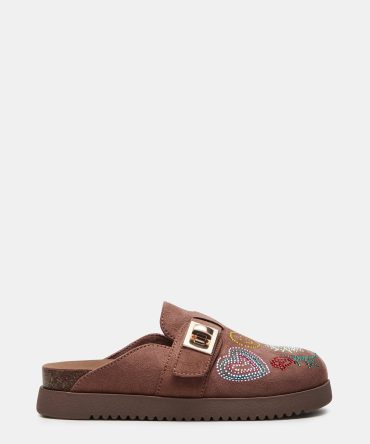 KIDS' MONEYY BROWN RHINESTONES