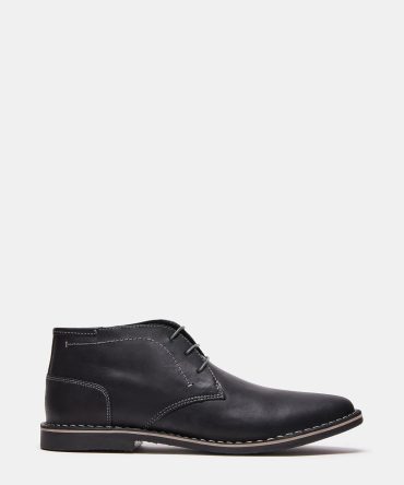 HARKEN BLACK LEATHER