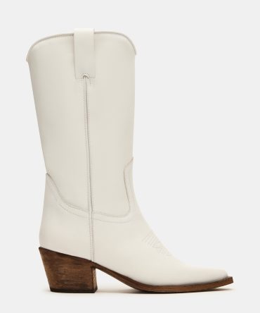 ALBANY WHITE LEATHER