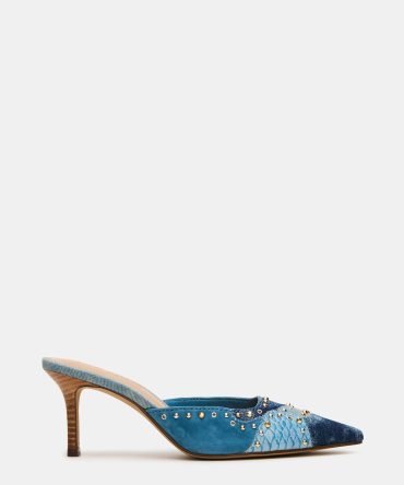 ALEXI DENIM MULTI STUDS