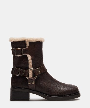 BRIXTON FUR BROWN DISTRESSED