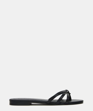 CALISSI BLACK LEATHER