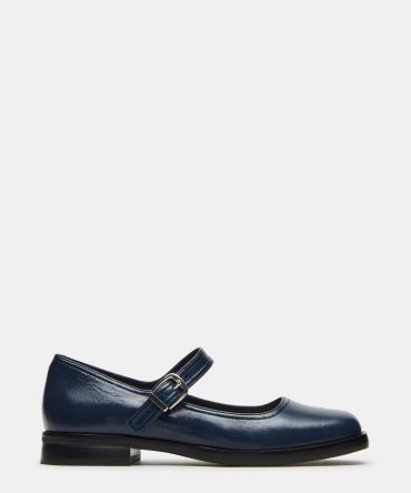 DELANCY NAVY LEATHER