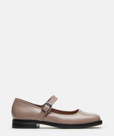 DELANCY TAUPE LEATHER