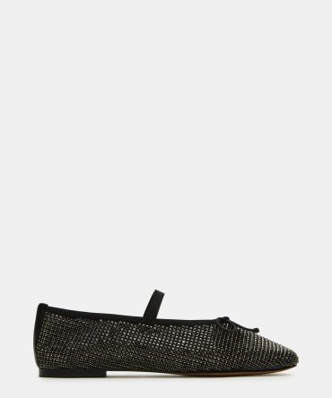 DELARA BLACK MULTI RHINESTONES
