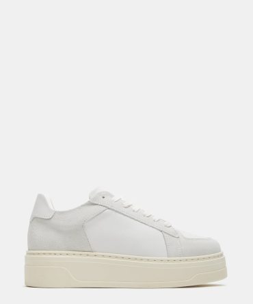 DOMINO WHITE LEATHER