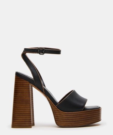 FLORIA BLACK LEATHER