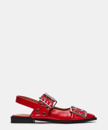 GRAYA RED PATENT